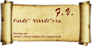 Futó Viktória névjegykártya