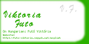 viktoria futo business card